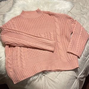 Soft blush pink sweater
